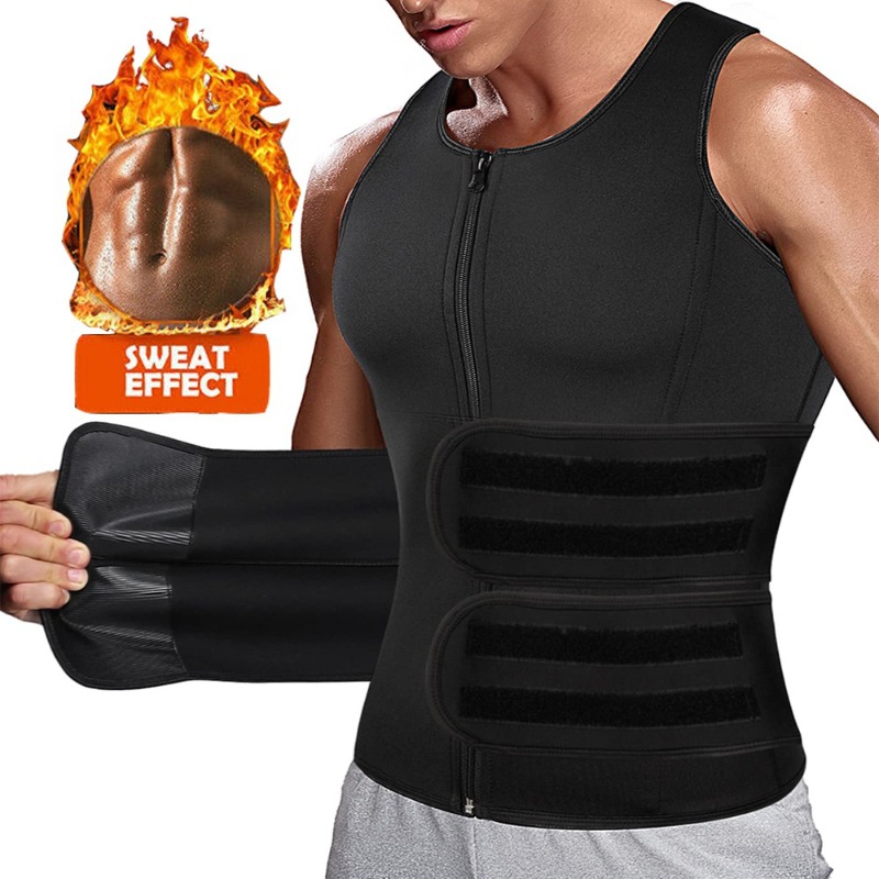 Crossfit Weight Vest - Qtree rompi pembentuk tubuh Neoprene pria,