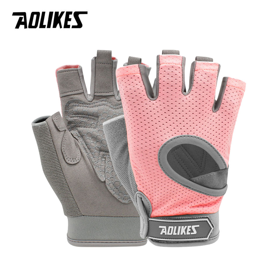 Crossfit Workout Gear - AOLIKES sarung tangan Gym, 1 pasang