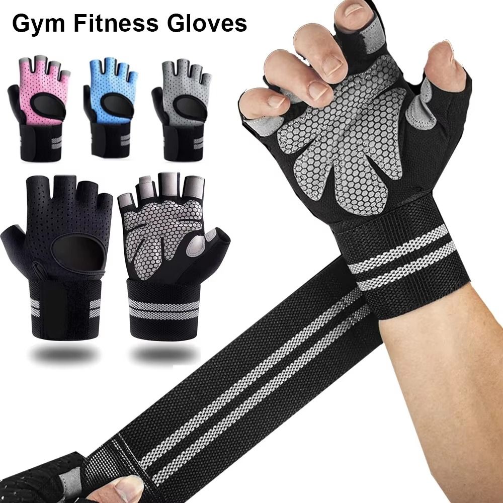 Wrist Wrap Support - 1 Pasang Sarung Tangan Fitness Gym