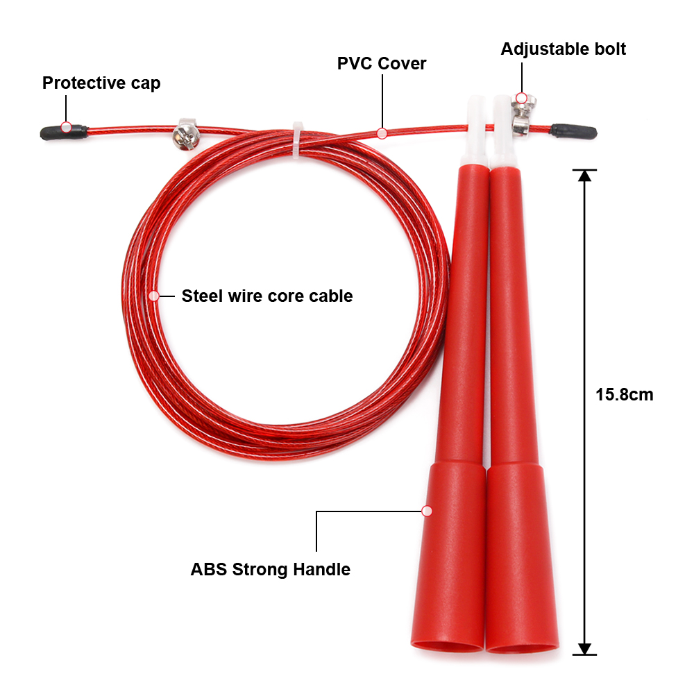 Crossfit No Equipment - Tali Skipping PVC Profesional untuk Crossfit