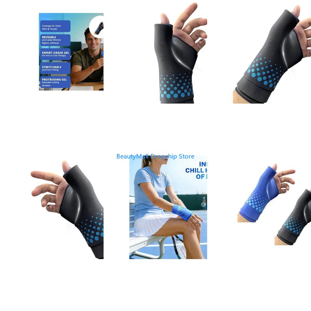 Wrist Wrap Support - 40JD Bantalan Gel Panas Dingin Dapat