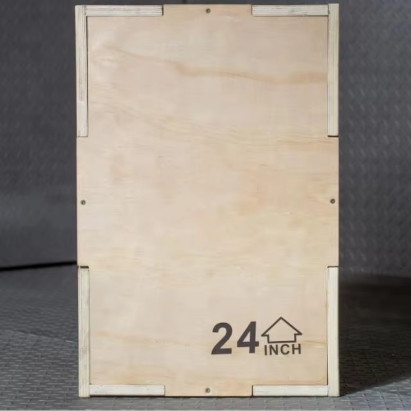 Kotak Lompat Plyometric Kayu 3 - Crossfit Training ulasan dan harga
