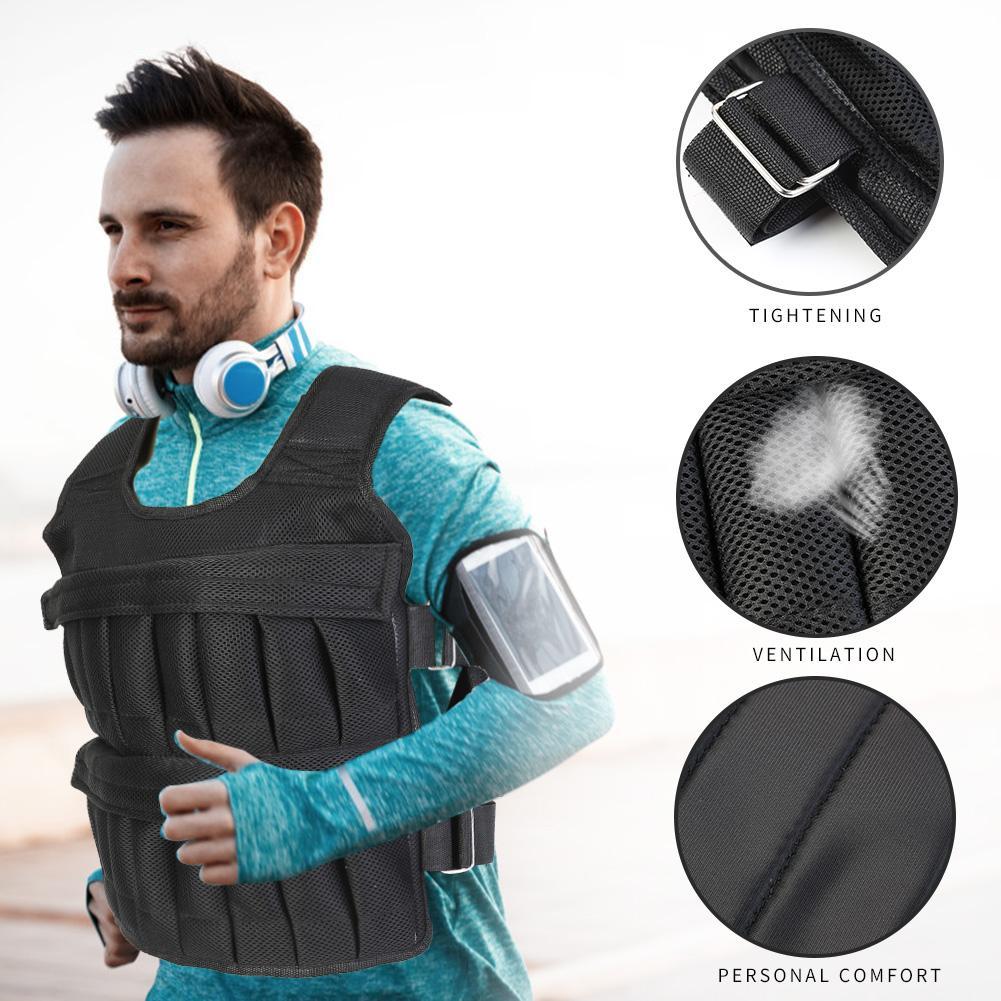 Jaket Beban Latihan 3/15/35kg, - Crossfit Weight Vest ulasan dan harga
