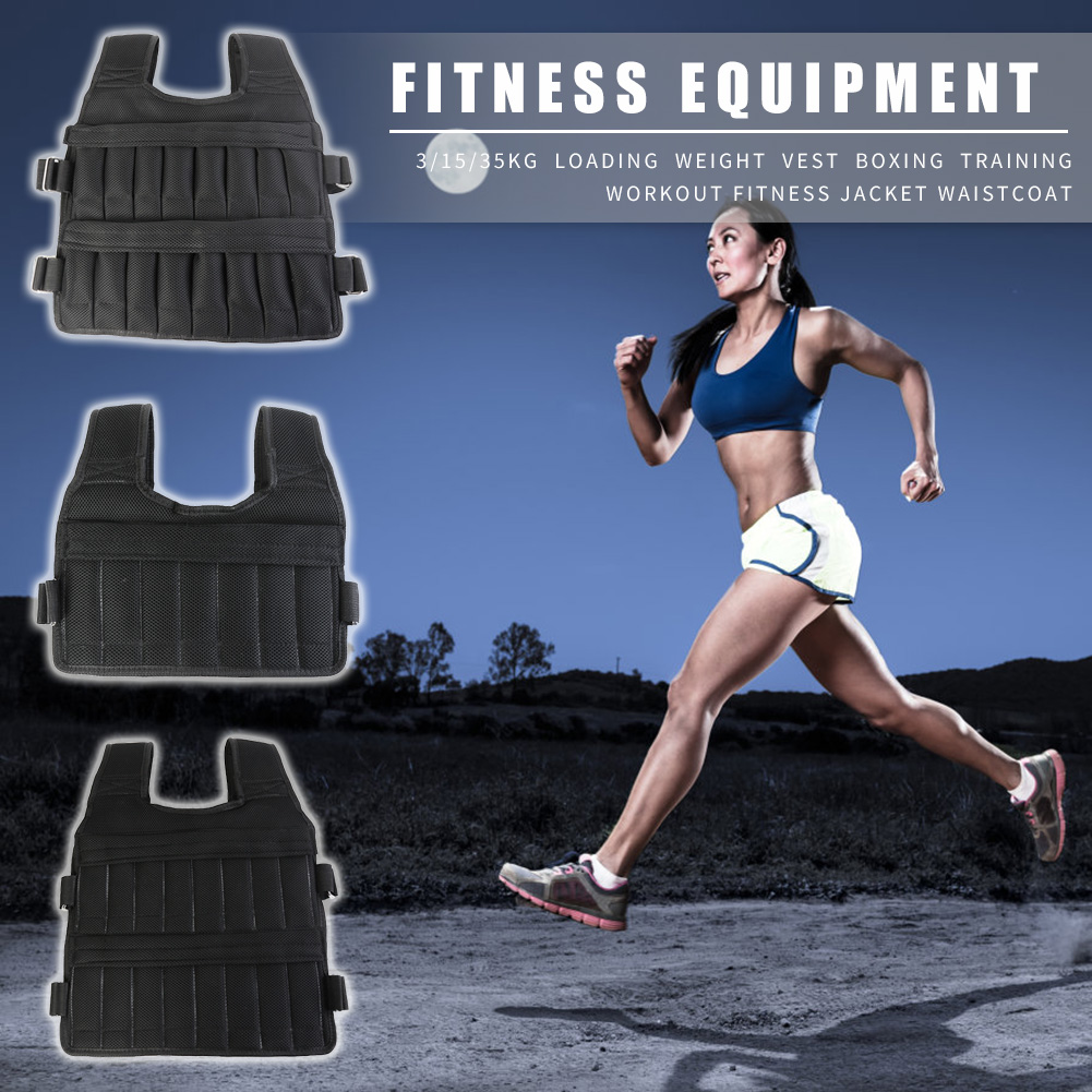 Jaket Beban Olahraga 3/15/35kg - Crossfit Weight Vest ulasan dan harga
