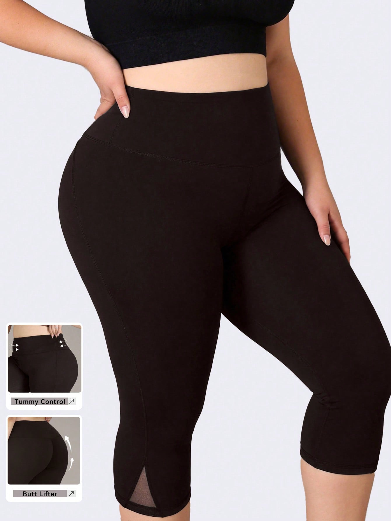 Legging Gym Ukuran Besar Wanit - Crossfit Yoga ulasan dan harga