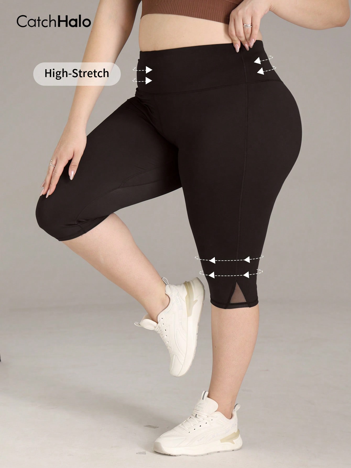 Legging Gym Ukuran Besar Wanit - Crossfit Yoga ulasan dan harga