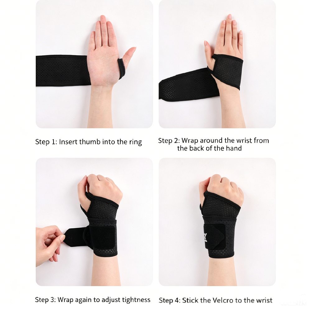 1PCS Penyangga Pergelangan Tan - Wrist Wrap Support ulasan dan harga